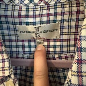 Fairway & Greene Plaid Shirt